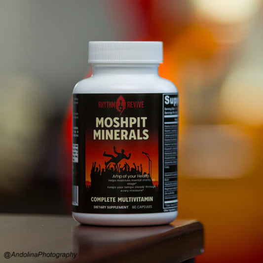 Mostpit Minerals - Compete Multivitamin sitting on desk