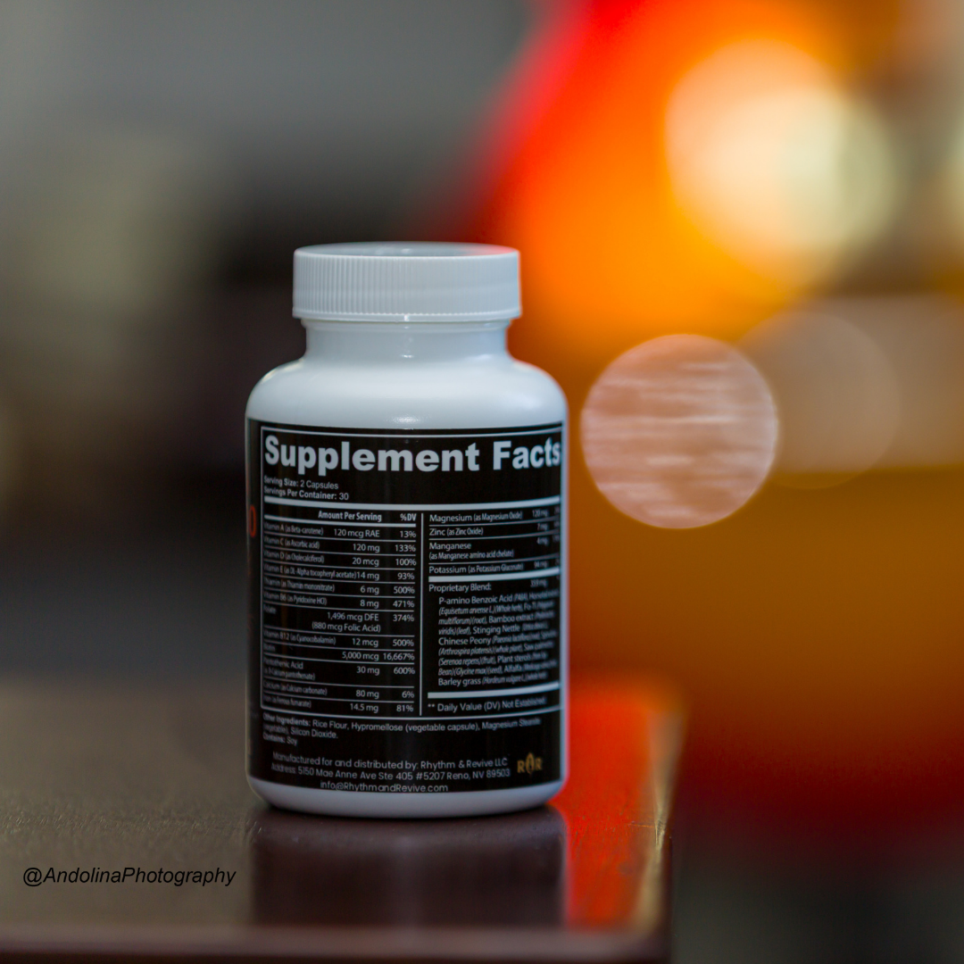 Premium Hair, Skin and Nails with Iron